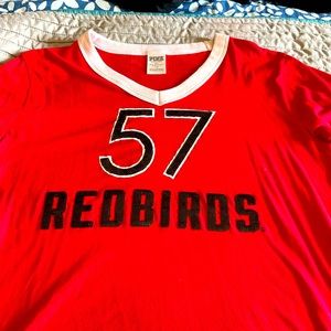 PINK Victoria's Secret Collegiate Illinois State Redbirds Jersey Size L